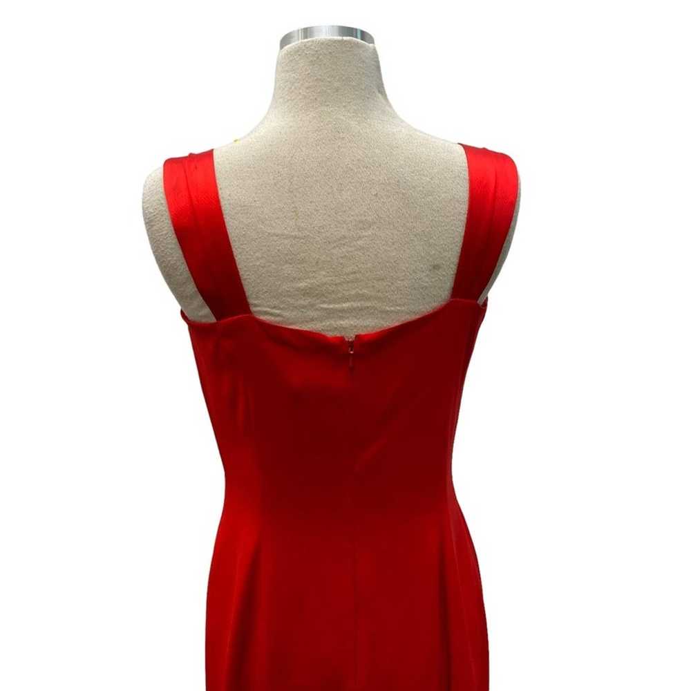 Vintage Della Roufogali Niteline Red Gown With Sl… - image 8