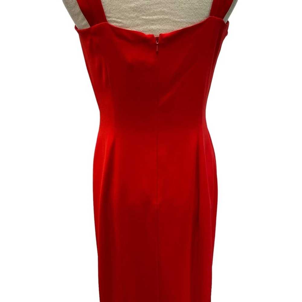 Vintage Della Roufogali Niteline Red Gown With Sl… - image 9
