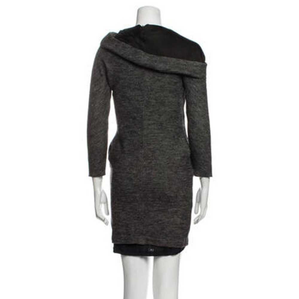 Balenciaga Wool Sheath Mini Dress with Pockets Si… - image 3