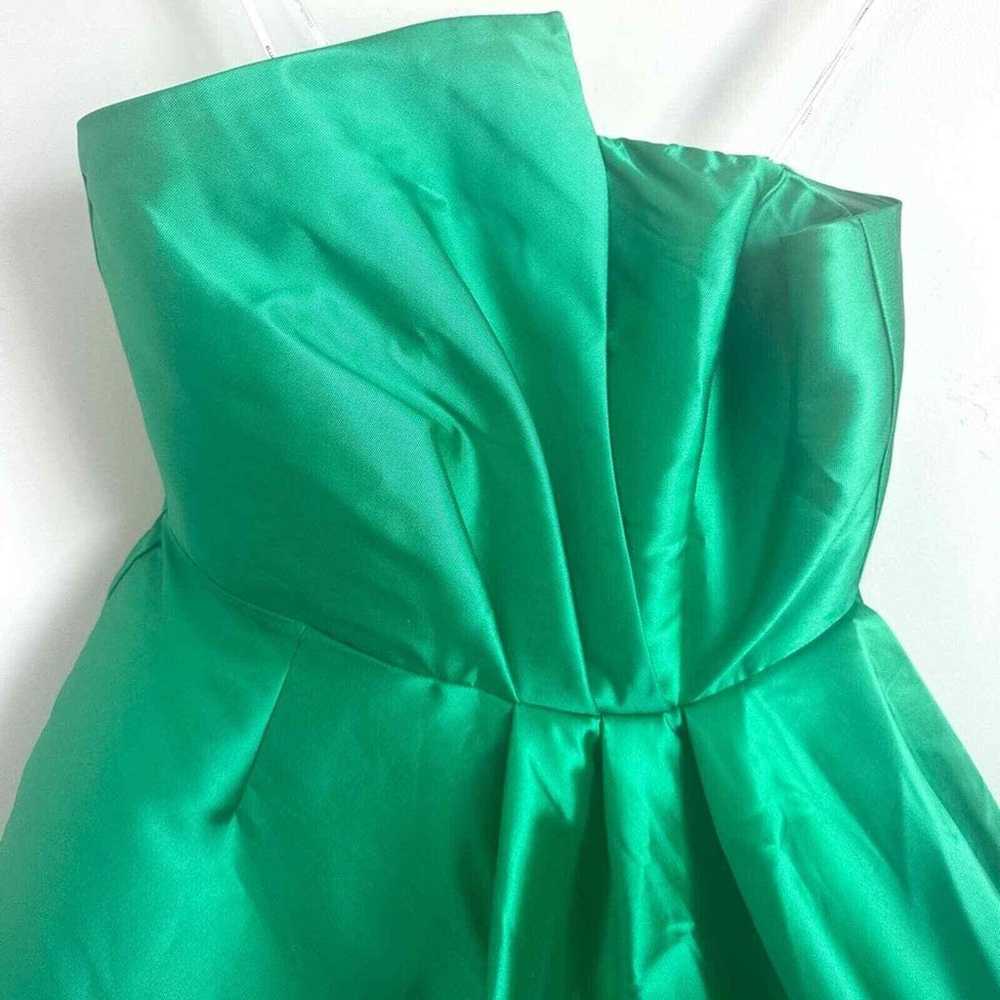 Elliatt Evening Gown Green Protea Strapless Asymm… - image 10