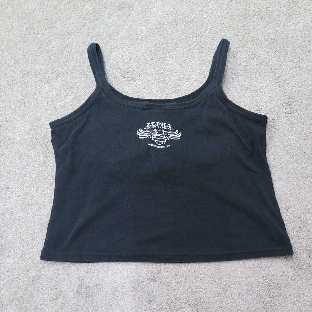 Harley Davidson Tank Top Womens XXL Black Zepka S… - image 2