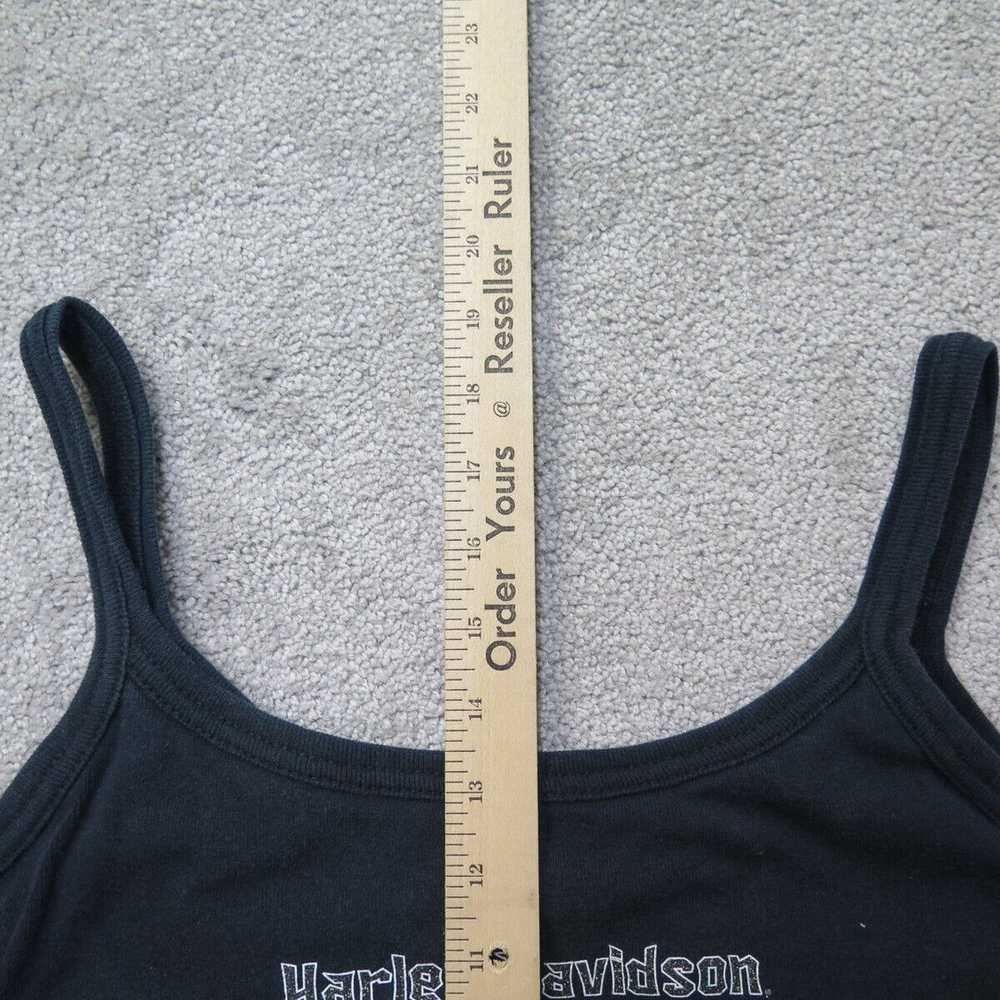 Harley Davidson Tank Top Womens XXL Black Zepka S… - image 4