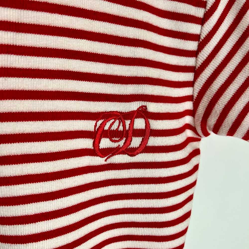 Vintage Christian Dior Paris Striped Monogrammed … - image 2