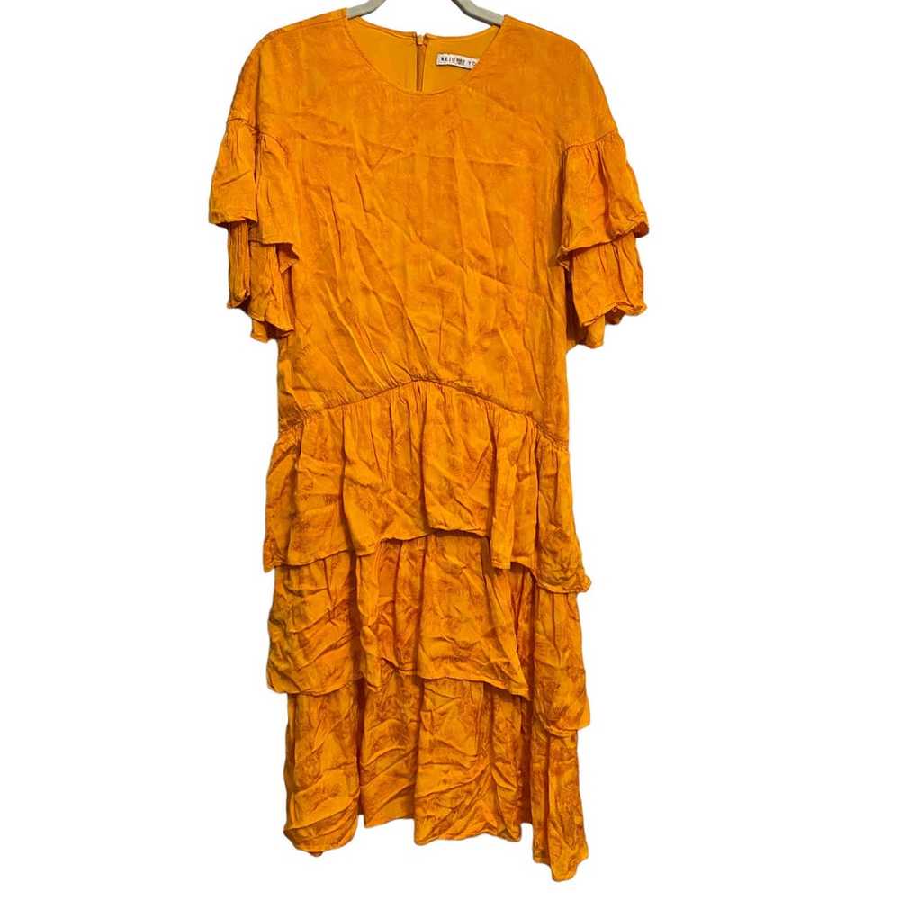 Rejina Pyo Dress Marigold Printed Laura Flutter S… - image 4