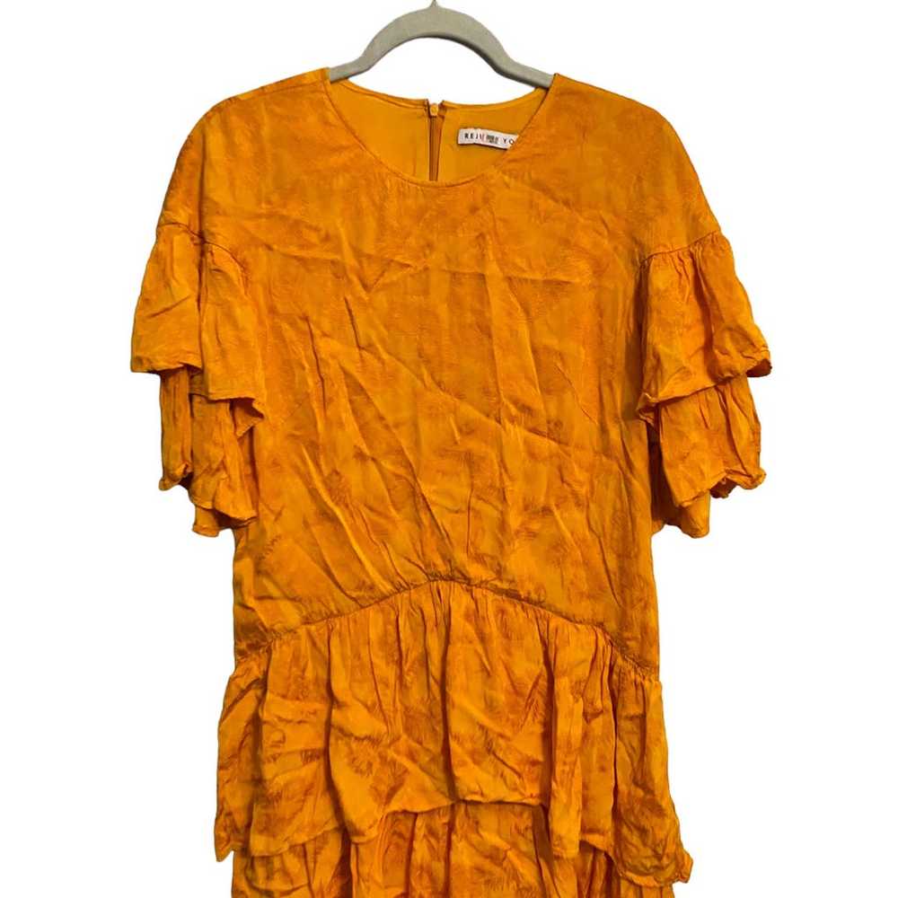 Rejina Pyo Dress Marigold Printed Laura Flutter S… - image 5