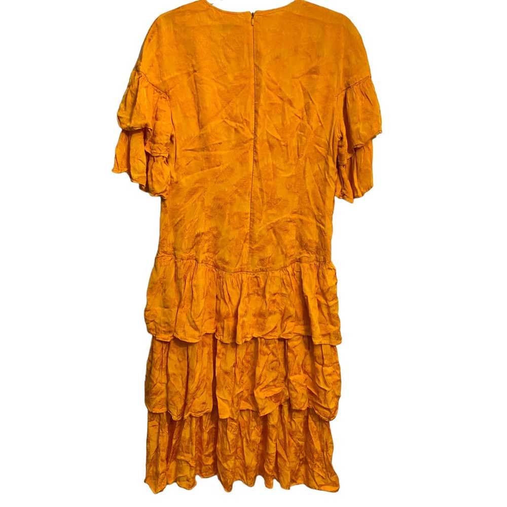 Rejina Pyo Dress Marigold Printed Laura Flutter S… - image 8