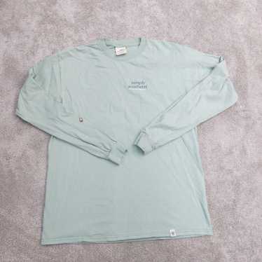 Simply Southern Shirt Mens Medium Green Long Slee… - image 1