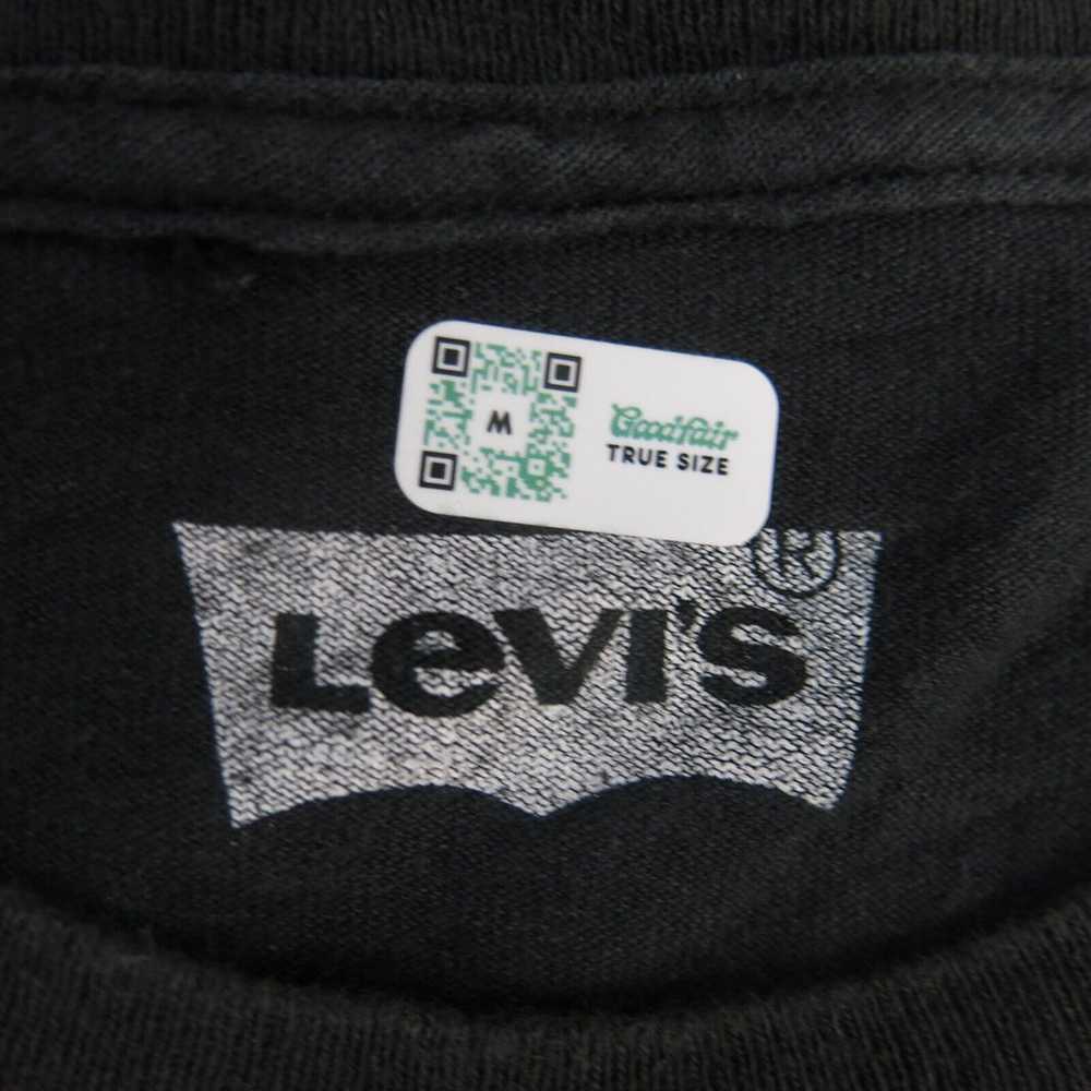 Levis Shirt Mens Medium Black Long Sleeve Lightwe… - image 5