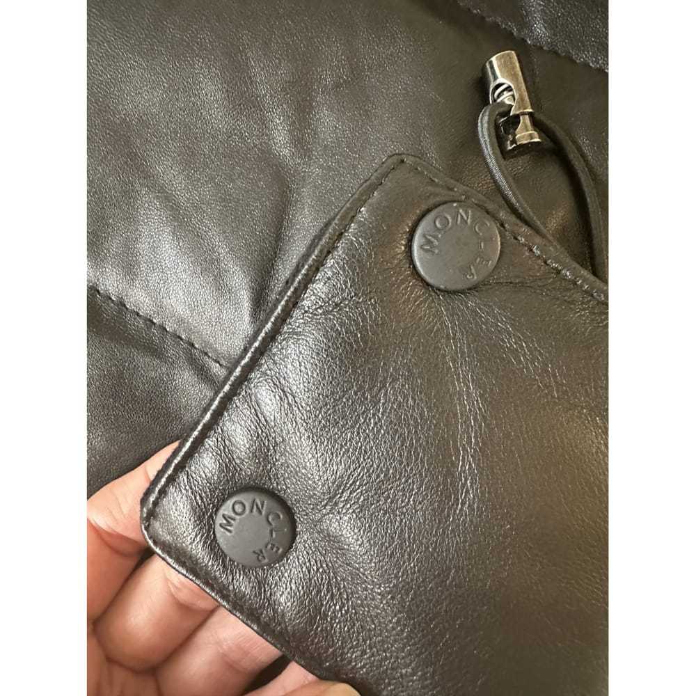 Moncler Classic leather jacket - image 2