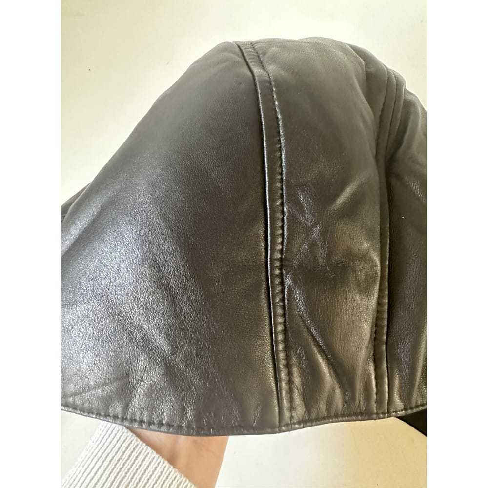 Moncler Classic leather jacket - image 4