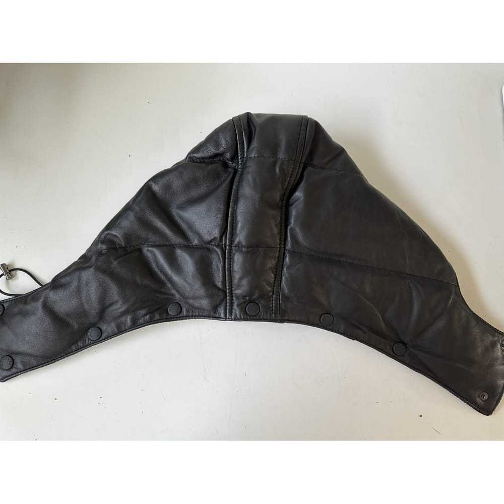 Moncler Classic leather jacket - image 8