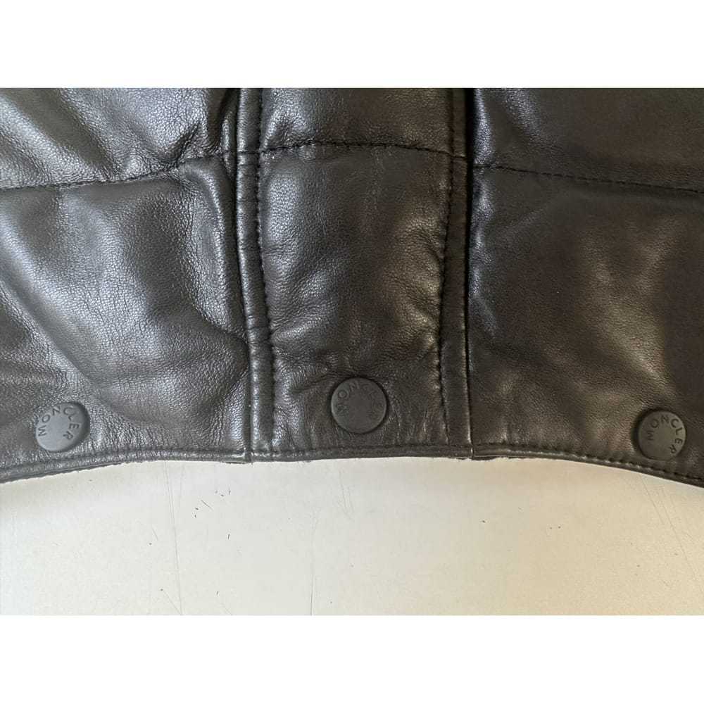Moncler Classic leather jacket - image 9