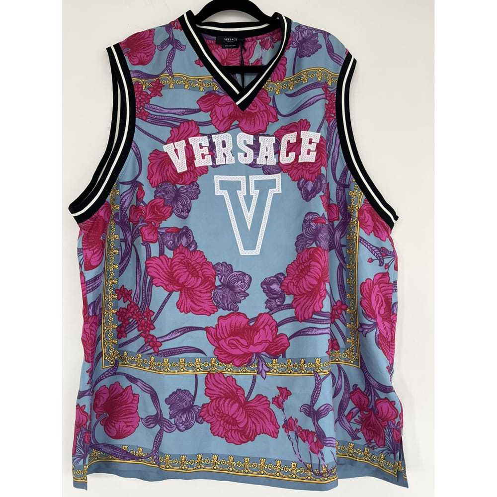 Versace Silk t-shirt - image 4