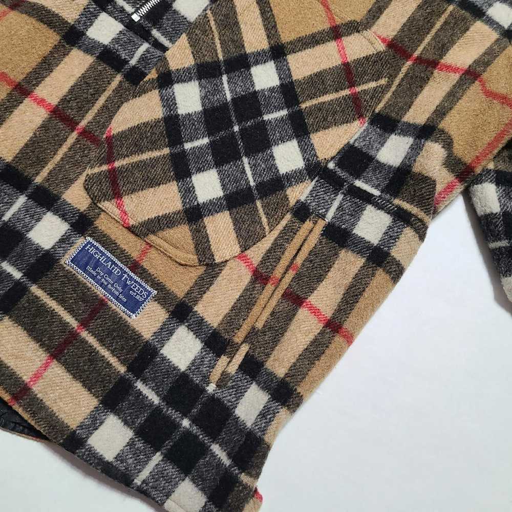 WE11DONE We11done Oversized Half-Zip Front Check … - image 11