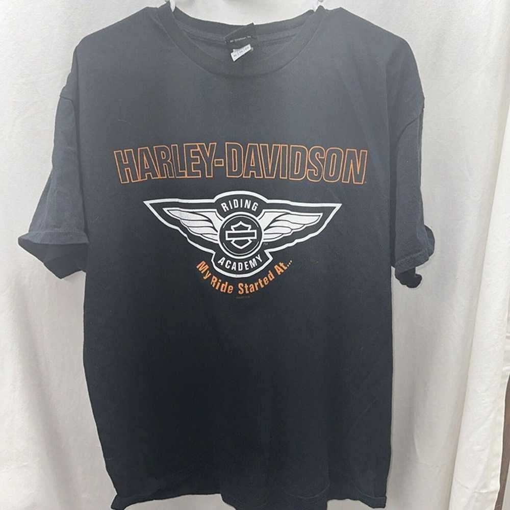 Harley Davidson Riding Academy Shirt Black Size X… - image 1