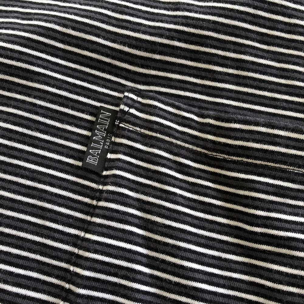 Pierre Balmain PIERRE BALMAIN Black White Stripe … - image 4