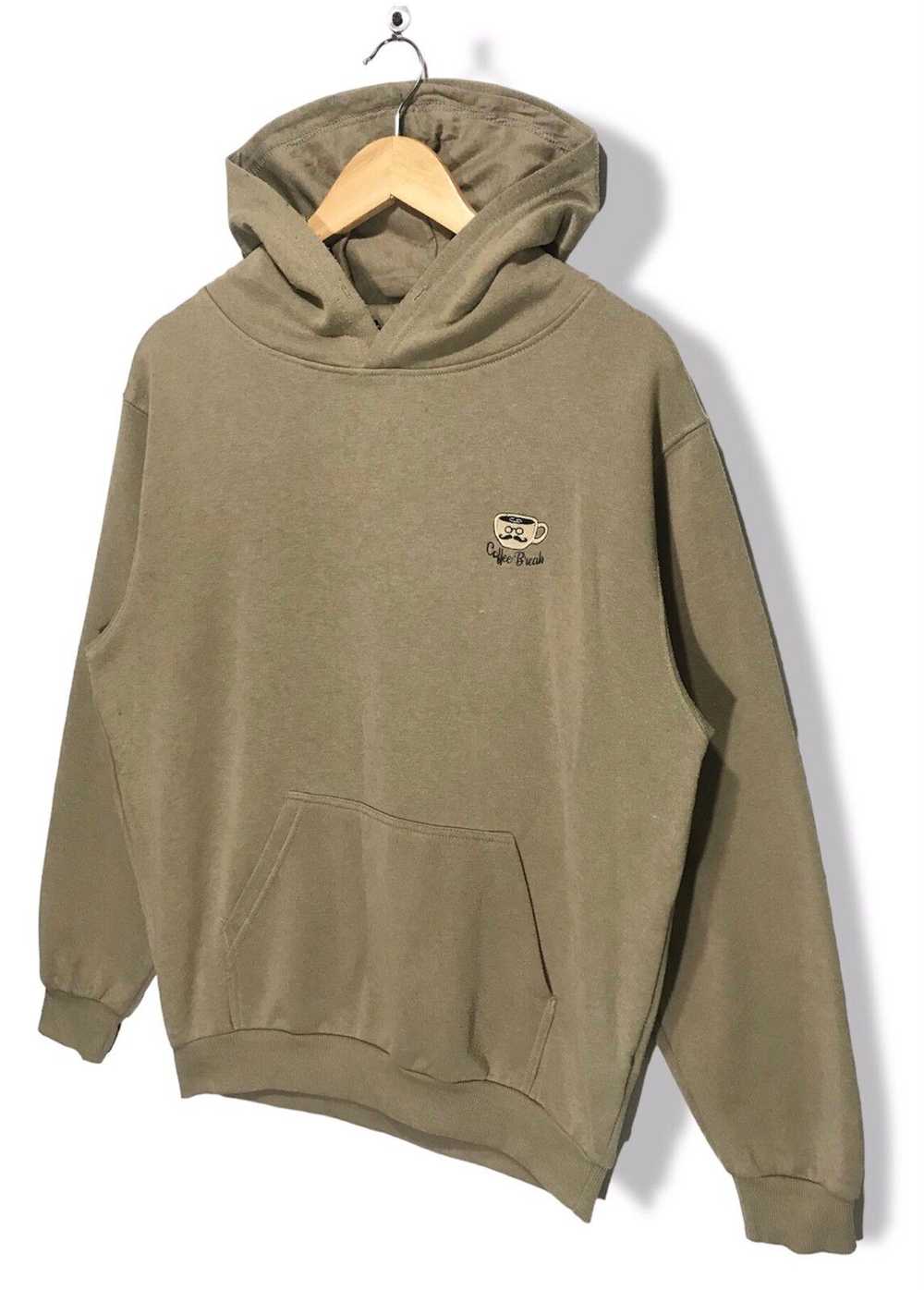 Japanese Brand Vintage Coffee Break Casual Hoodies - image 2