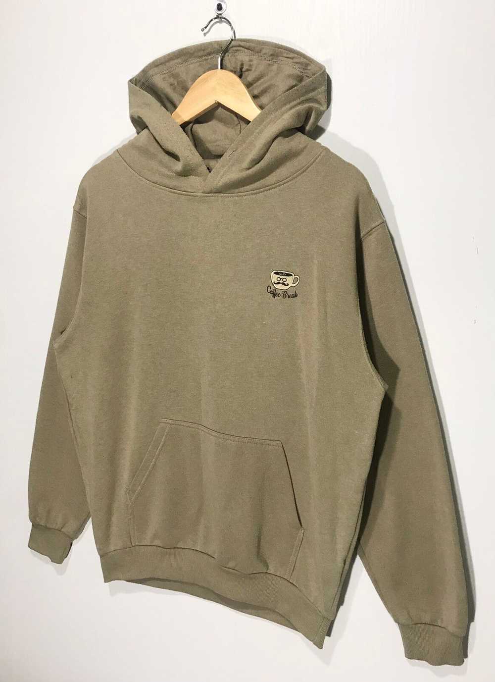 Japanese Brand Vintage Coffee Break Casual Hoodies - image 3