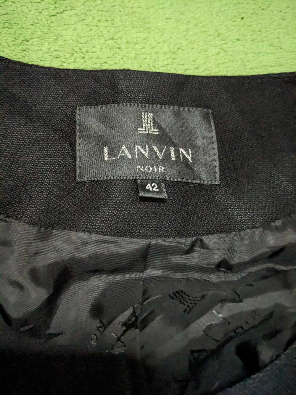 Designer × Lanvin LANVIN Noir Paris Black Womens … - image 8