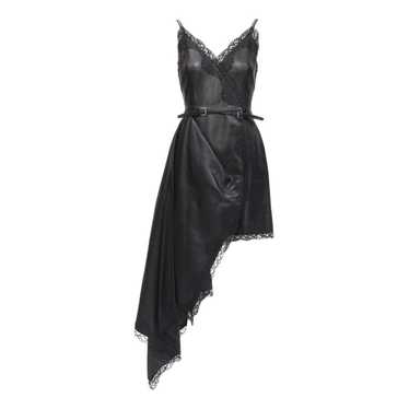 Alexander McQueen Leather mid-length dress - image 1