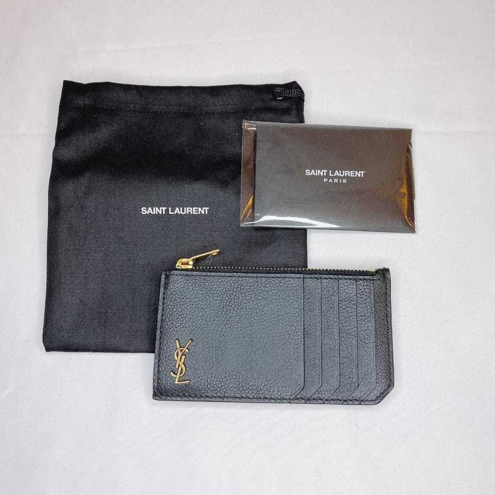 Saint Laurent Monogramme leather card wallet - image 4