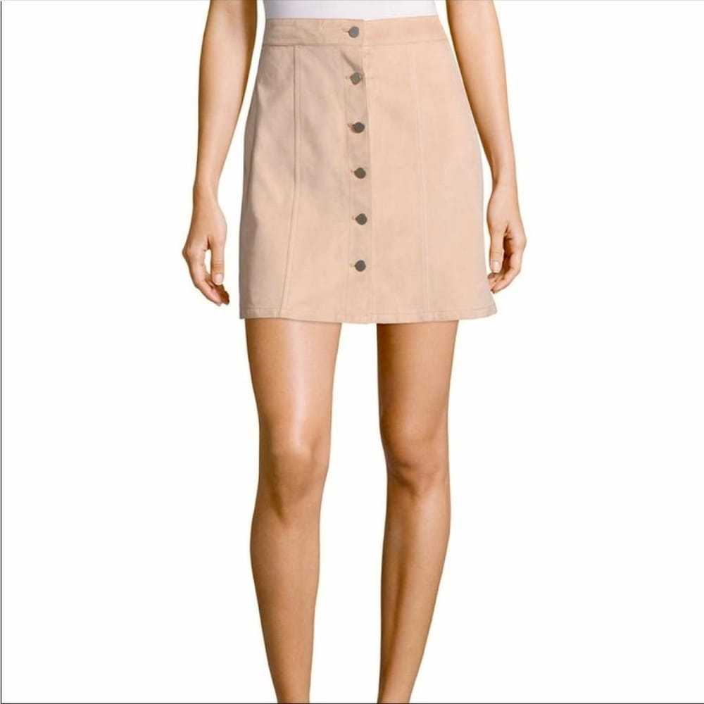 Theory Leather mini skirt - image 8