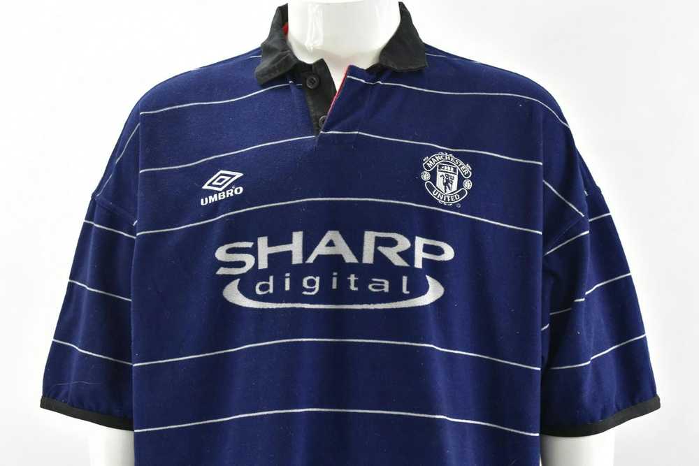 Umbro 1999-2000 UMBRO Manchester United Away Shir… - image 3