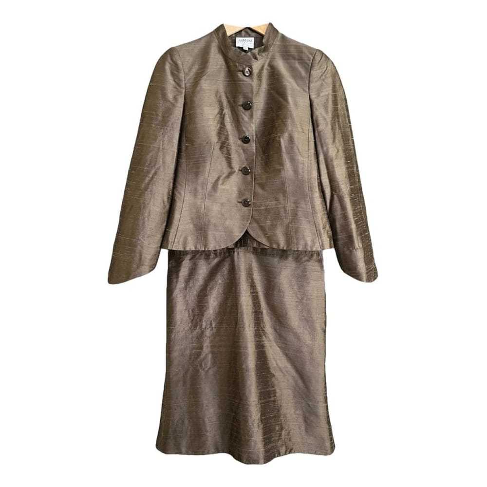 Armani Collezioni Silk skirt suit - image 1
