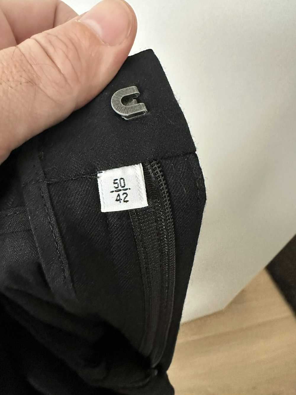Givenchy Givenchy drop crotch pleated wool pants - image 6