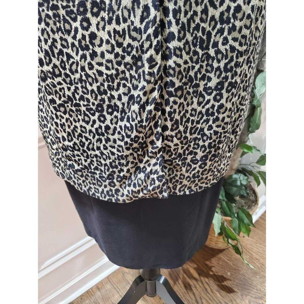 Other Vintage August Max Animal Print Half Sleeve… - image 4