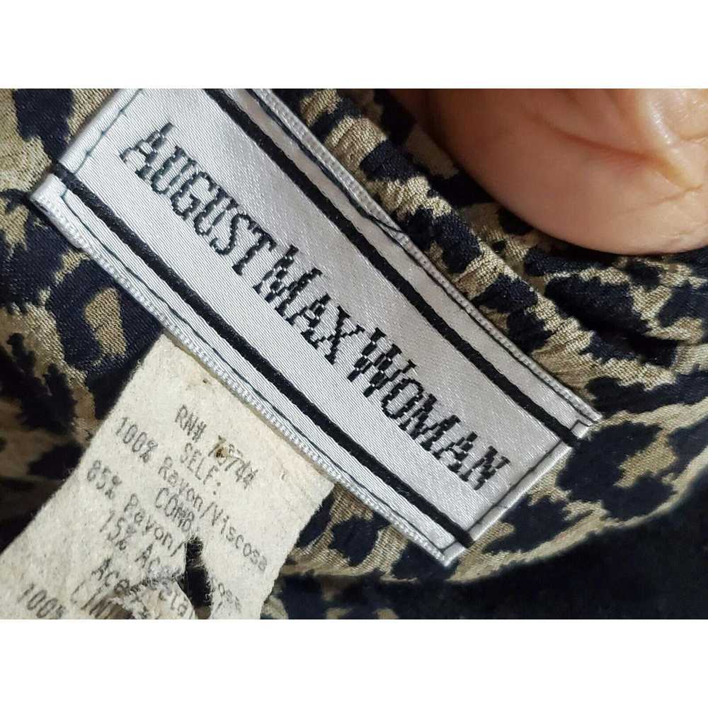 Other Vintage August Max Animal Print Half Sleeve… - image 8