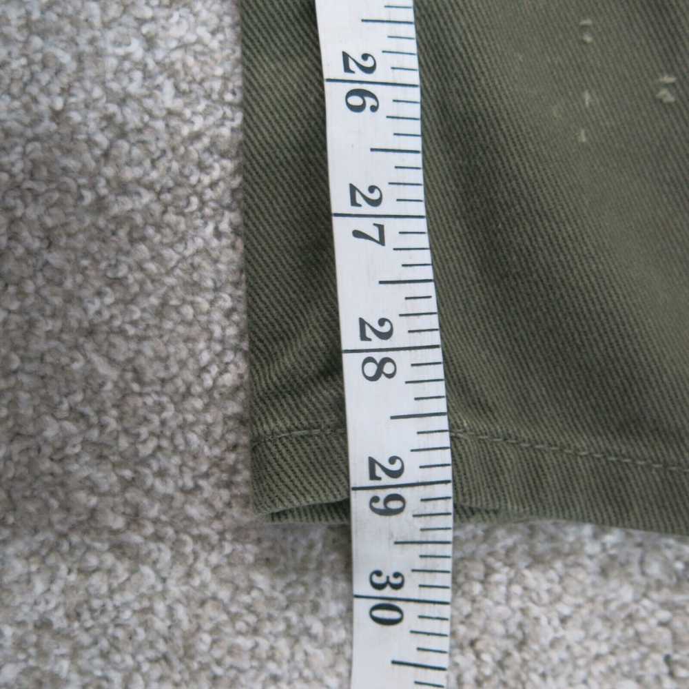 L L Bean Jeans Mens 34X30 Green Straight Leg Deni… - image 4