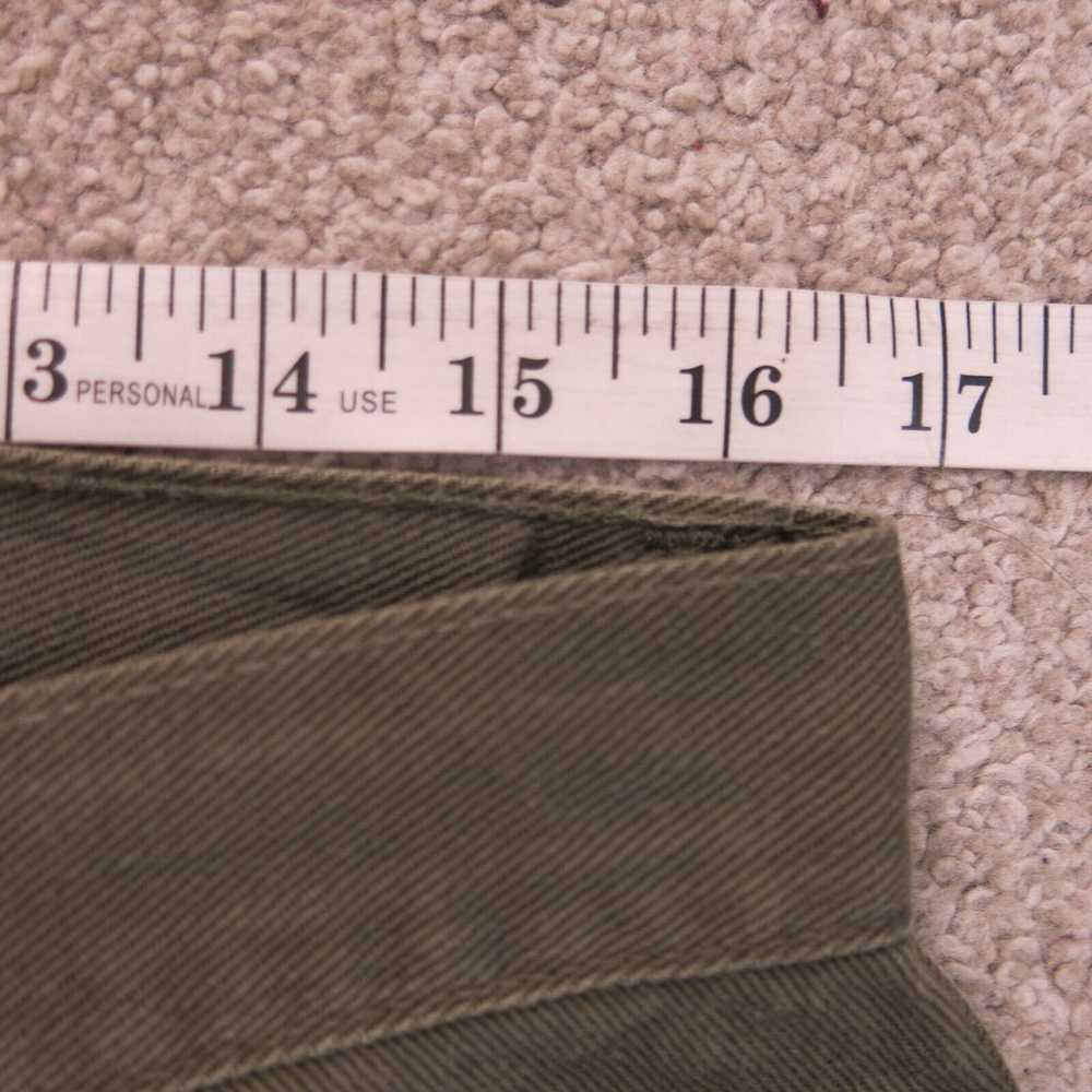 L L Bean Jeans Mens 34X30 Green Straight Leg Deni… - image 6