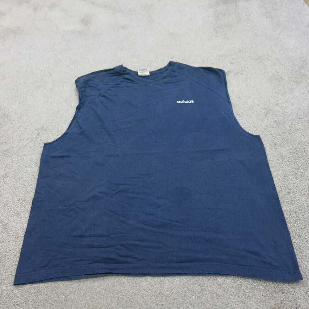 Adidas Mens Activewear Tank Top Crew Neck Sleevel… - image 1