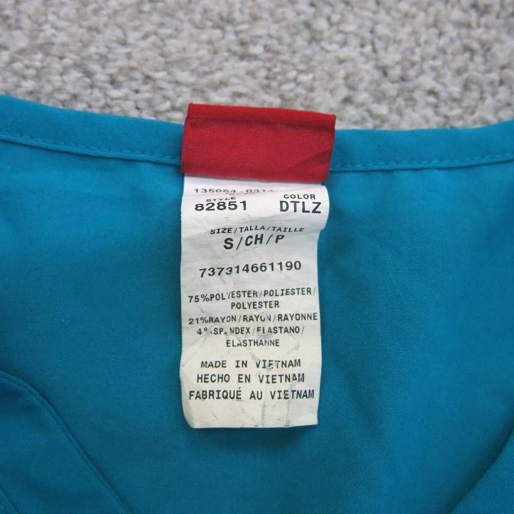 Dickies Xtreme Women's Small Teal Green Mock Wrap… - image 5