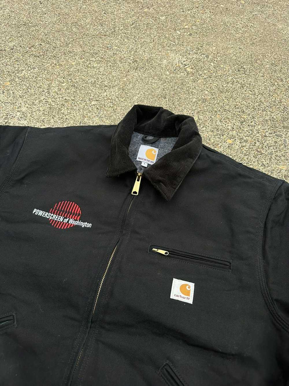 Carhartt × Streetwear × Vintage Carhart Collared … - image 2