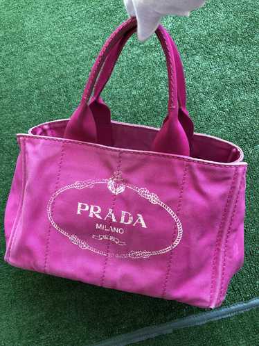 Prada Prada canapa tote bag - image 1