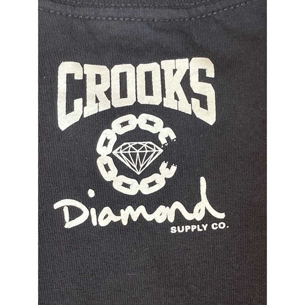 Diamond Supply X Crooks & Castles Black Men’s Siz… - image 6