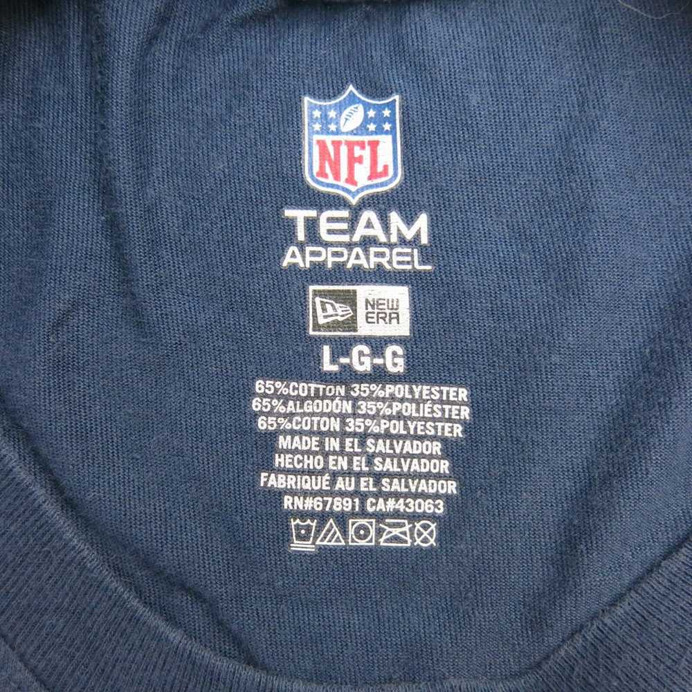 NFL Team Apparel Shirts Mens L Blue Short Sleeve … - image 7