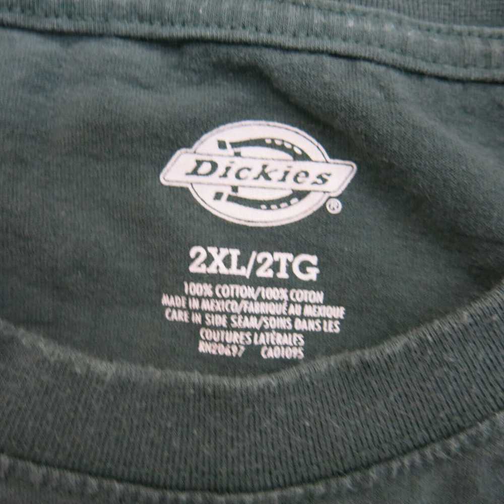 Dickies Shirt Mens 2XL Green 100% Cotton Outdoors… - image 5