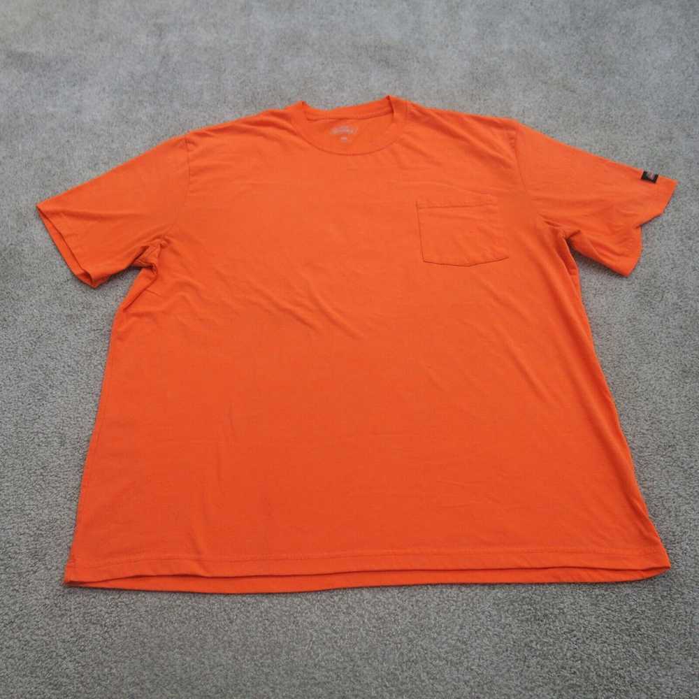 Genuine Dickies Shirt Mens 2XL Orange Short Sleev… - image 1