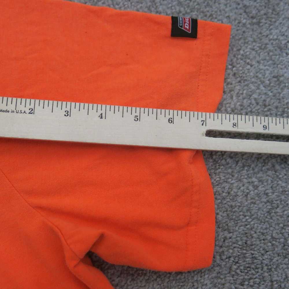 Genuine Dickies Shirt Mens 2XL Orange Short Sleev… - image 4