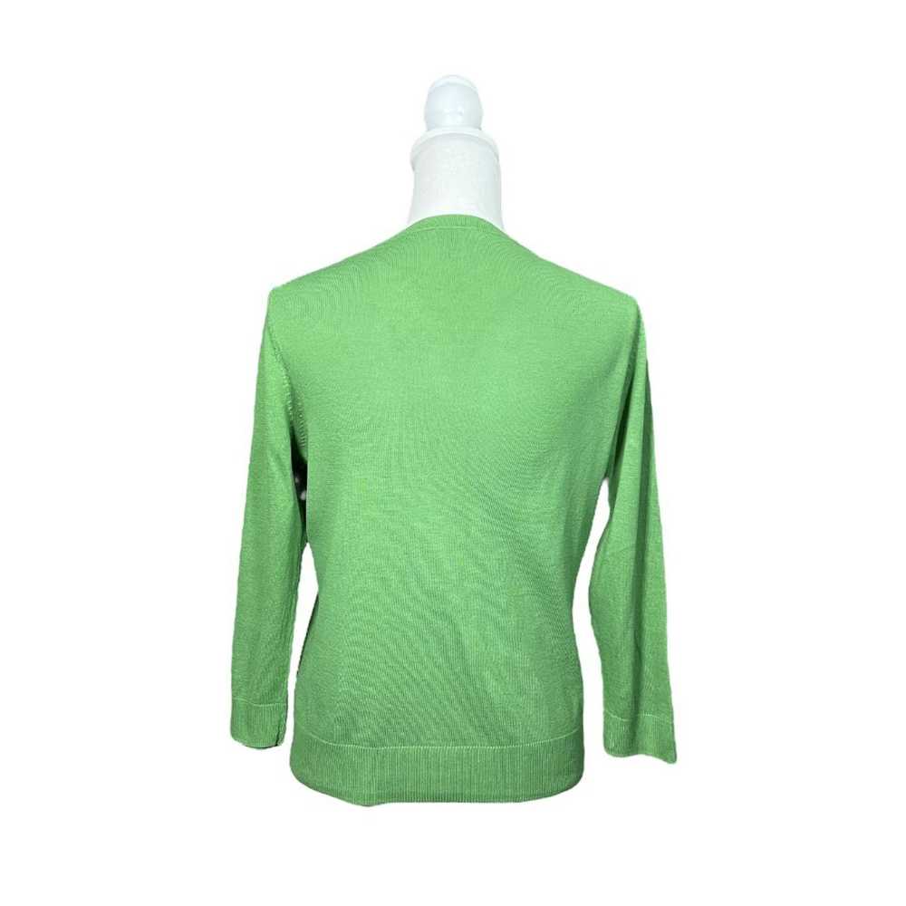 Other Talbots Petites Green 3/4 Sleeve Cardigan S… - image 3