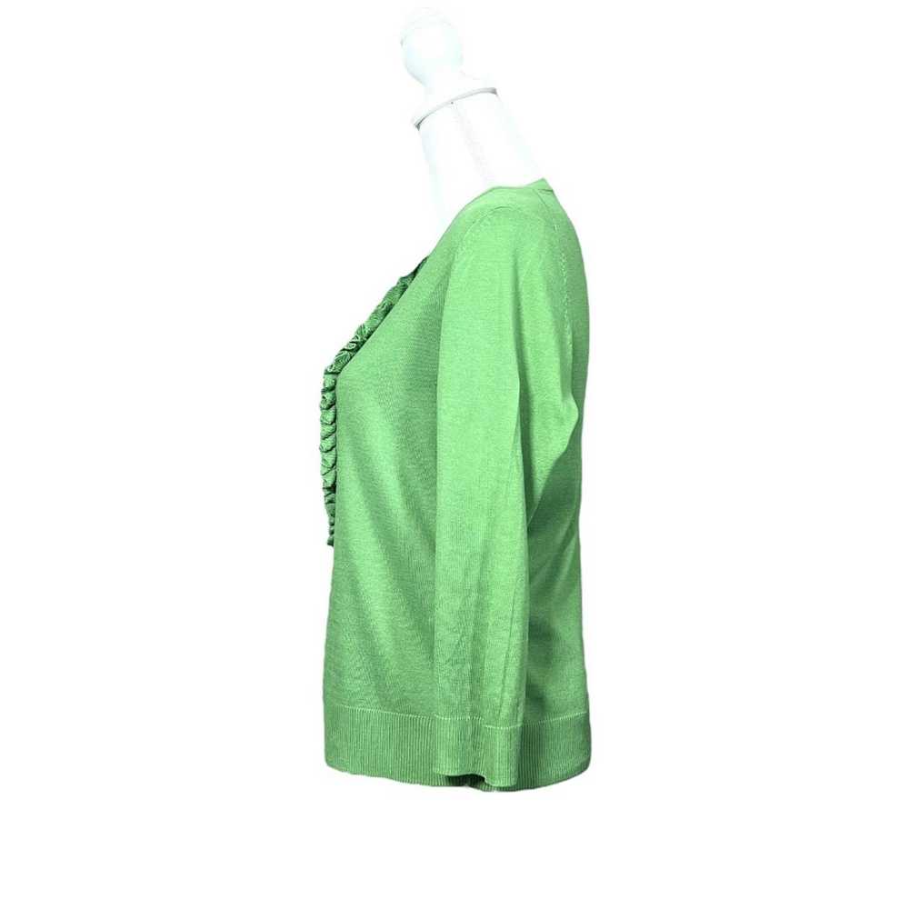 Other Talbots Petites Green 3/4 Sleeve Cardigan S… - image 4