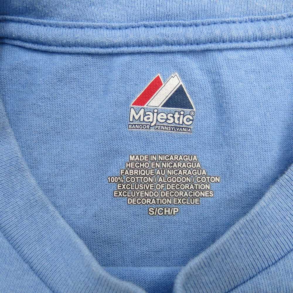 Majestic Shirt Mens Small Blue Ryan 34 100% Cotto… - image 7