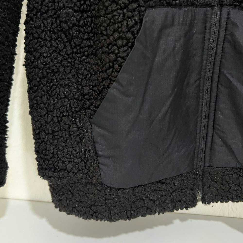 Adidas Adidas Black Sherpa Fleece Teddy Hooded Sw… - image 3