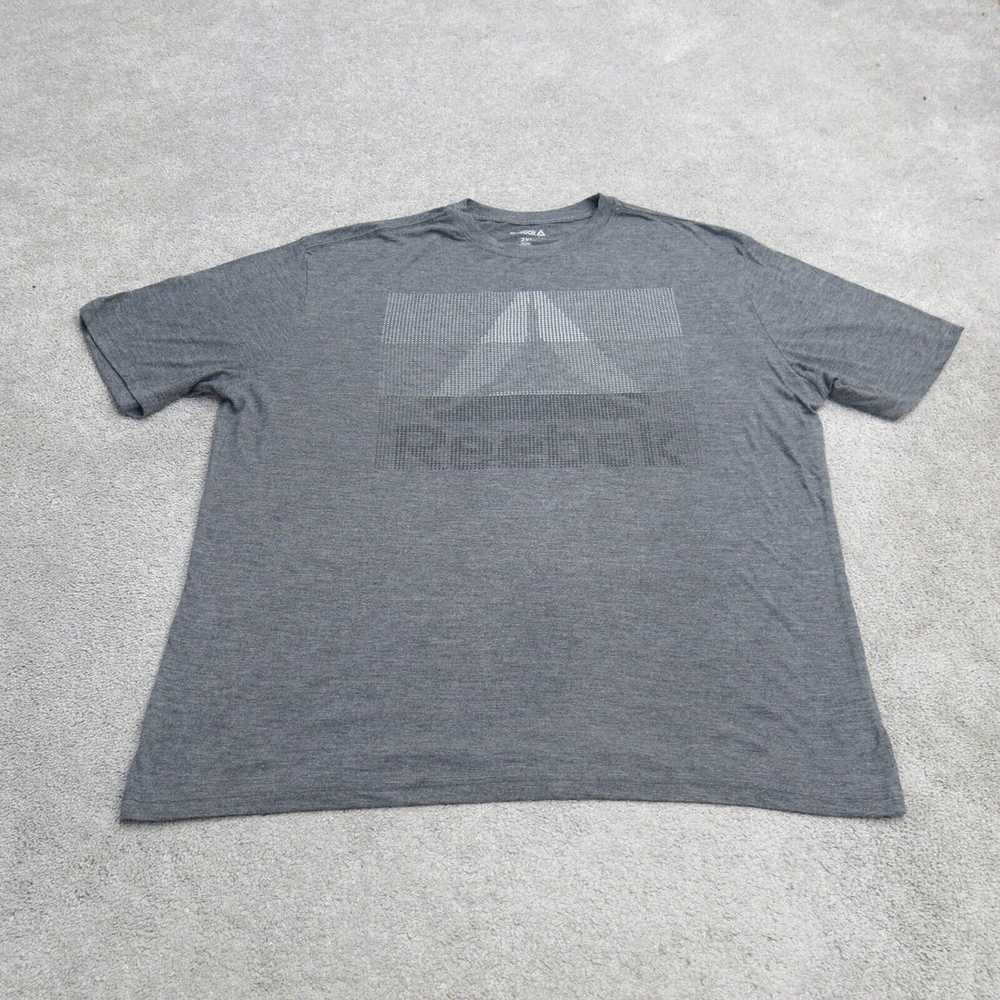 Reebok Shirt Mens 2XL Gray Short Sleeve Crew Neck… - image 1