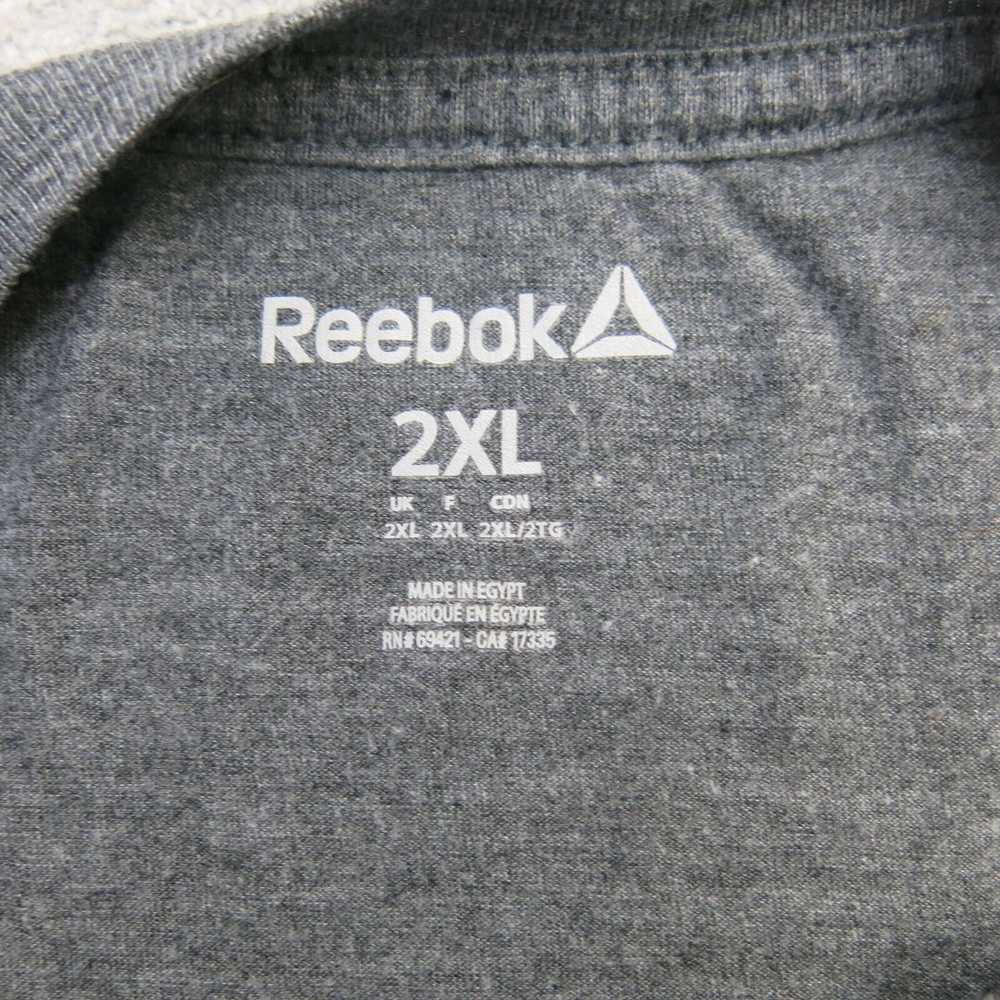 Reebok Shirt Mens 2XL Gray Short Sleeve Crew Neck… - image 6