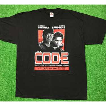 Vintage Vintage The Code Movie Promo Shirt Morgan… - image 1