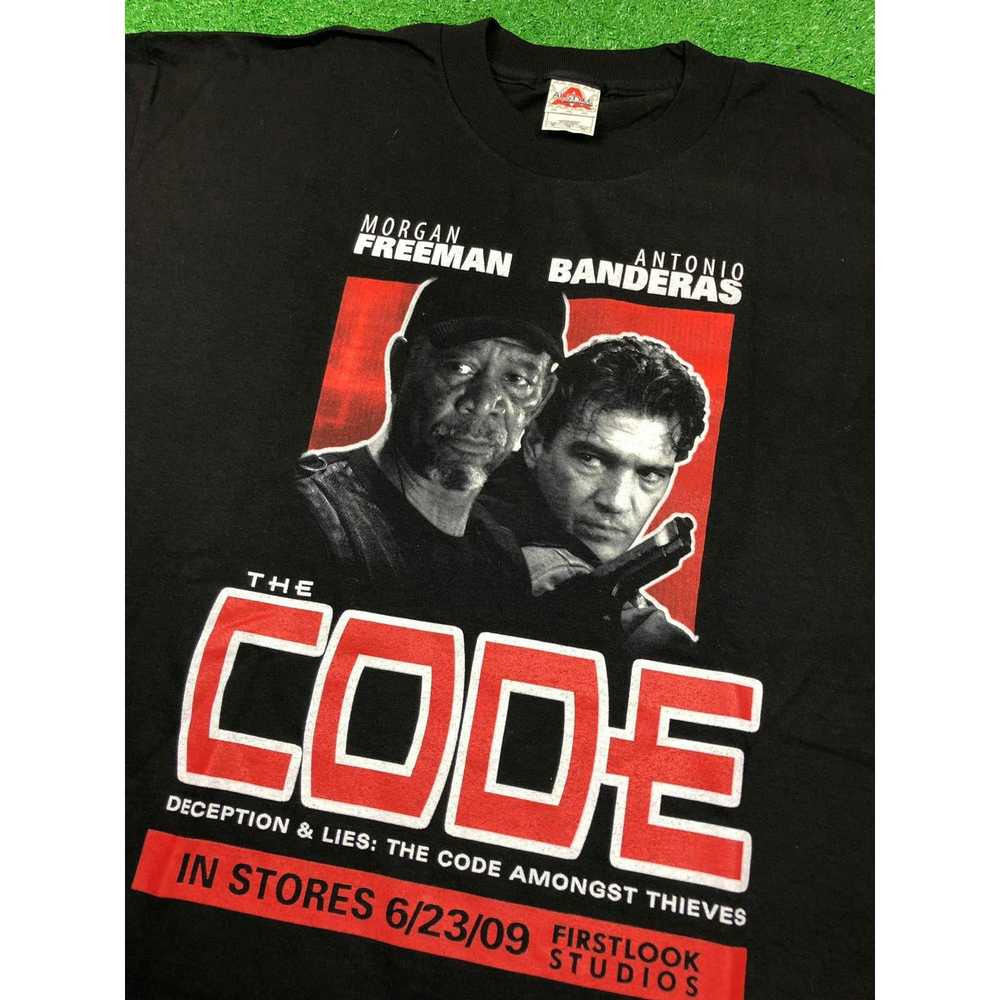 Vintage Vintage The Code Movie Promo Shirt Morgan… - image 3
